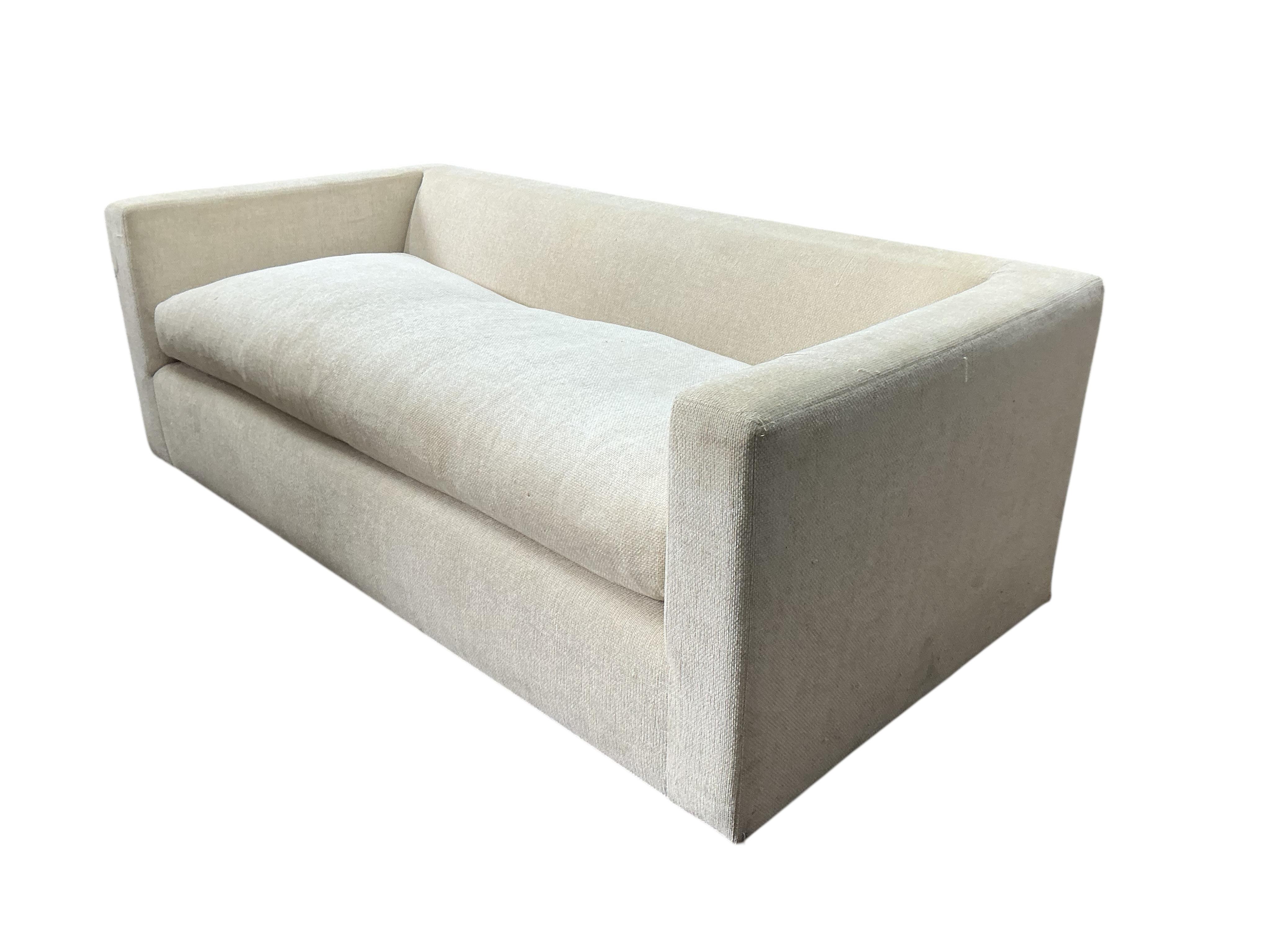A Contemporary J Robert Scott “Forms” sofa, width 220cm, depth 106cm, height 75cm
